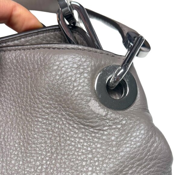 Michael Kors Raven Leather Shoulder Bag โ Grey โ Small / Gently Used - Picture 15 of 15